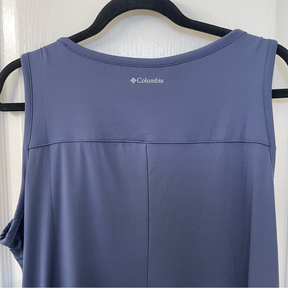 Columbia Deep Blue Sleeveless Midi Dress - Picture 4 of 8